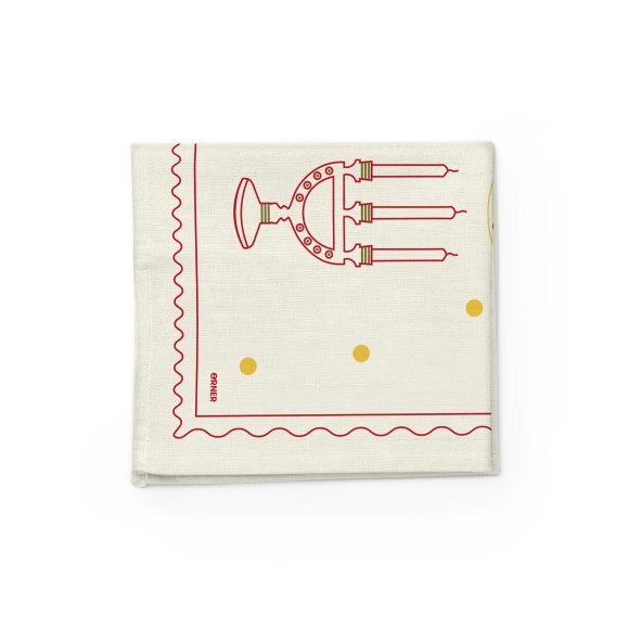 Полотенце «Пасхальные моменты» светло-красное 40х70: Фото