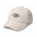 Cap "Good morning to no one" beige: Photo