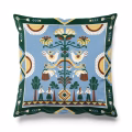 Подушка «Дерево роду» блакитна