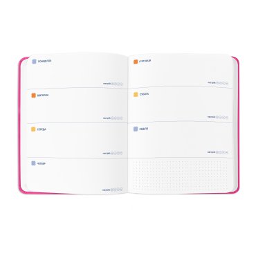 Планер «I HAVE NO PLAN AT ALL» розовый: Фото - ORNER