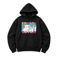 Oversized hoodie ORNER x MALIUNOK "Death to executioners" black: Photo