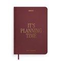 Daily planner "It’s planning time" burgundy: Photo