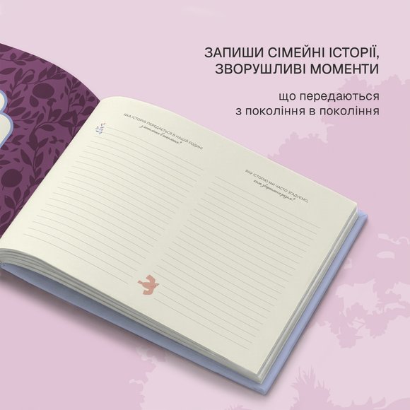 Photo album "Book of Our Lineage" light blue: Photo