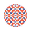  Набор для вышивания Ø190 мм ORNER x Diva Olivka «Двухцветный орнамент»: Фото - ORNER 