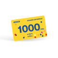  Online gift certificate for 1000 UAH: Photo - ORNER 