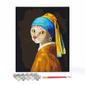  Картина по номерам ORNER x InnaRuda «Кошка с жемчужной серьгой»: Фото 2 - ORNER 