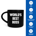  Чашка «World's best BOSS» черная: Фото 4 - ORNER 