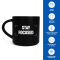  Чашка «Stay focused» черная: Фото 4 - ORNER 