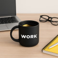  Чашка «Work» черная: Фото 5 - ORNER 