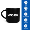  Чашка «Work» черная: Фото 4 - ORNER 