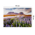  Jigsaw puzzle Lupins in the mountains 500 elements: Photo 3 - ORNER 
