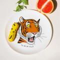  Plate Surprised tiger: Photo 5 - ORNER 