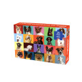  Пазл «Разноцветные портреты собак»  500 элементов: Фото - ORNER 