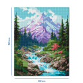  Алмазная мозаика «Стремительная горная река»: Фото 3 - ORNER 