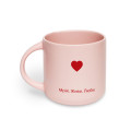  Чашка  розовая «Мечтай. Живи. Люби»: Фото - ORNER 