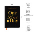  Щоденник на 3 роки «One line a day» чорний: Фото 2 - ORNER 