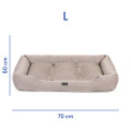  Classic bed for pets gray L: Photo - ORNER 