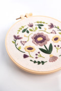  Набор для вышивания Ø160 мм «Цветочная симметрия»: Фото 8 - ORNER 