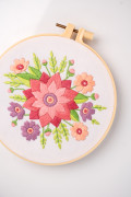 Набор для вышивания Ø160 мм «Весенний букет»: Фото 4 - ORNER 