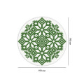  Набор для вышивания Ø190 мм ORNER x Diva Olivka «Мандала» зеленый: Фото 2 - ORNER 