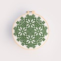  Набор для вышивания Ø190 мм ORNER x Diva Olivka «Мандала» зеленый: Фото 4 - ORNER 