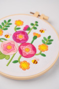  Набір для вишивання Ø160 мм «Квіти біля дому»: Фото 7 - ORNER 