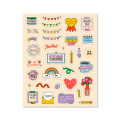  A set of stickers for photo albums 