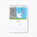  Wall calendar-planner for 2025 ORNER x Gus 