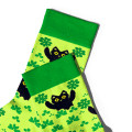  Шкарпетки «Котики і символи удачі» зелені 1 пара: Фото 5 - ORNER 