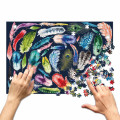  Jigsaw puzzle Watercolor feathers 500 elements: Photo 5 - ORNER 