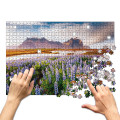  Jigsaw puzzle Lupins in the mountains 500 elements: Photo 5 - ORNER 