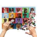  Пазл «Разноцветные портреты собак»  500 элементов: Фото 5 - ORNER 