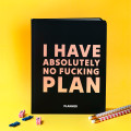  Планер «I HAVE ABSOLUTELY NO PLAN» черный: Фото 2 - ORNER 