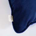  Подушка вельвет «Синя темна» 40х60 см: Фото 2 - ORNER 