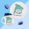 Тарелка и чашка «Кот-дракон»: Фото 4 - ORNER 