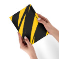  Скетчбук «Штрихи гуаши диагональные» желто-черный: Фото 4 - ORNER 