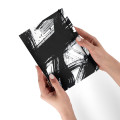  Скетчбук «Штрихи гуаші хаотичні» чорно-білий: Фото 4 - ORNER 