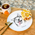  Тарелка «Счастливый хаски»: Фото 3 - ORNER 