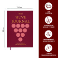  Винный дневник «Моя коллекция винных впечатлений» бордовый: Фото 2 - ORNER 