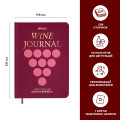  Винный дневник «Моя коллекция винных впечатлений» бордовый: Фото 2 - ORNER 