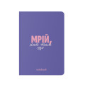  Блокнот в клетку «Мечтай!» фиолетовый: Фото - ORNER 