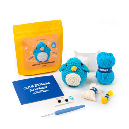  Набор для вязания крючком «Пингвин»: фото - ORNER 