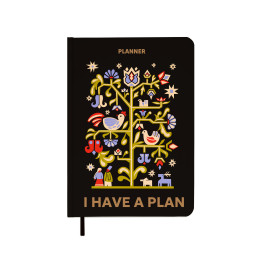  Mini Planner “I HAVE A PLAN mini” with ornament: photo - ORNER 
