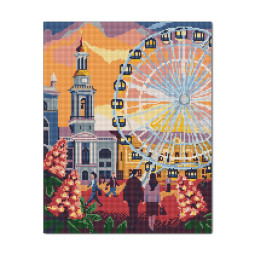  Diamond mosaic Kontraktova Square: photo - ORNER 