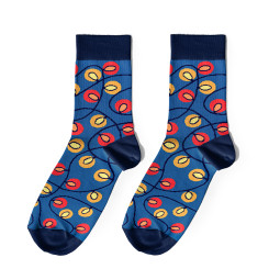  Socks Winter attributes blue: photo - ORNER 