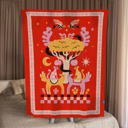 Blanket Wonderland red: photo - ORNER 