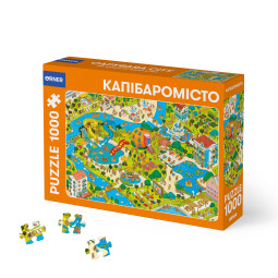  Puzzle Capybara City 1000 pieces: photo - ORNER 