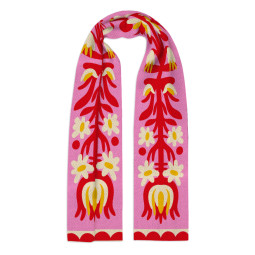  Scarf Vytynanky pink: photo - ORNER 