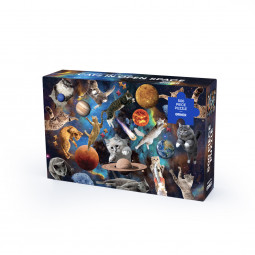  Пазл ORNER «Котики в открытом космосе» 500 элементов: фото - ORNER 