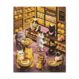  Алмазна мозаїка «Коти в пекарні»: фото - ORNER 